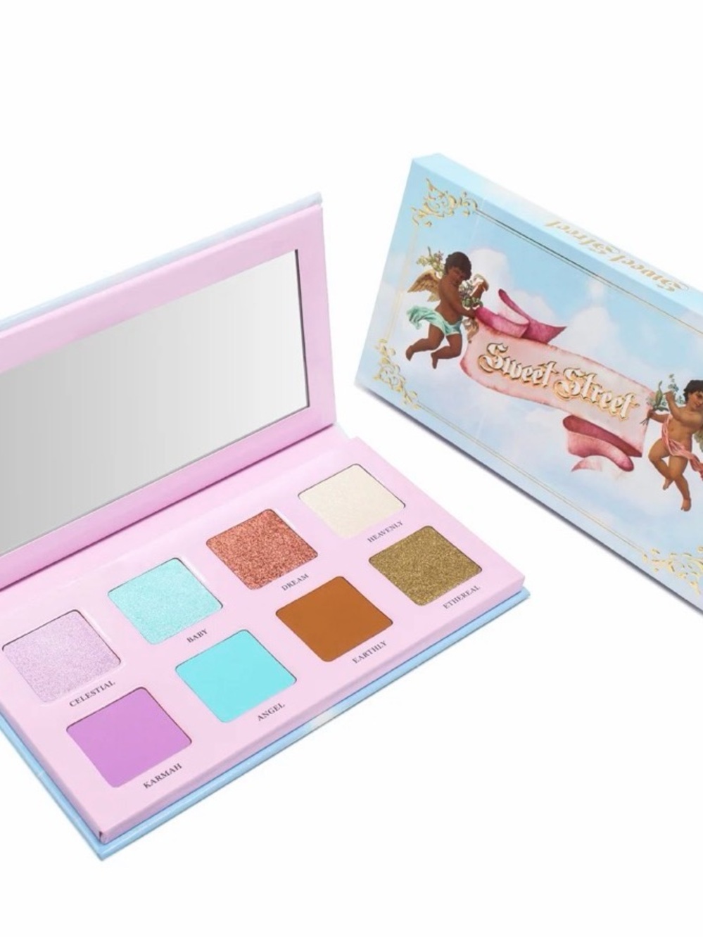 Sweet Street Pastel Eyeshadow Palette by (Unknown) — Pink & Blue Shades